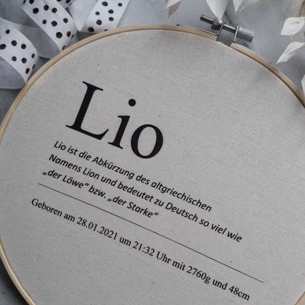 Stickrahmen Definition