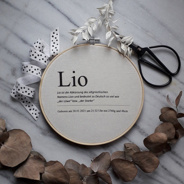 Stickrahmen Definition