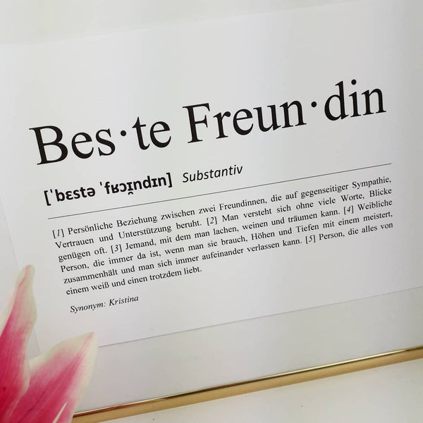 Definition beste Freundin