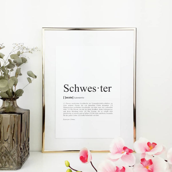 Definition Schwester