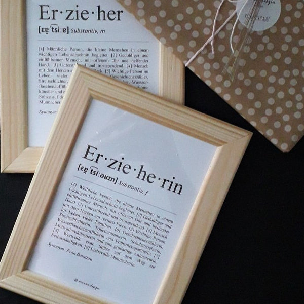 Definition Erzieher/in