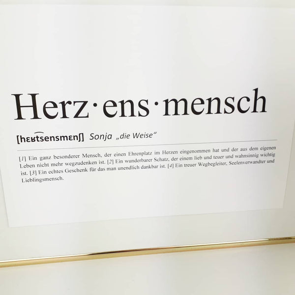 Definition Herzensmensch