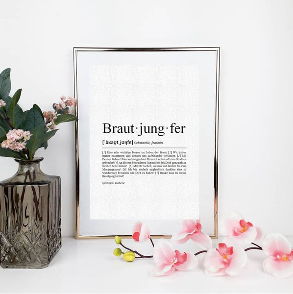 Definition Brautjungfer