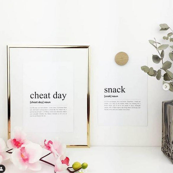 Definition snack & cheat day