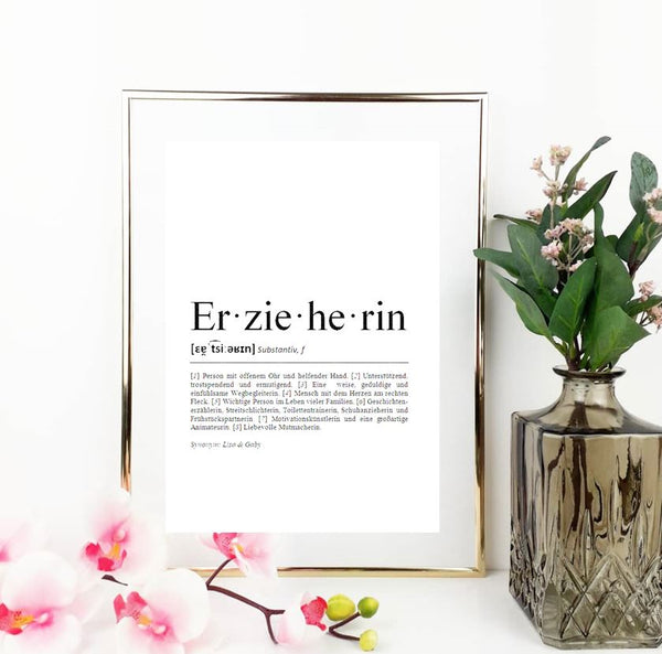 Definition Erzieher/in