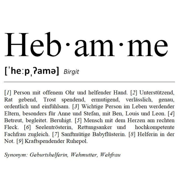 Definition Hebamme