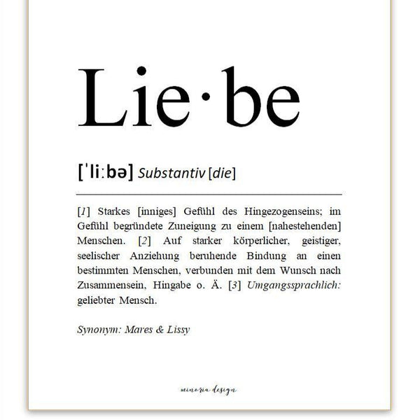 Definition Liebe