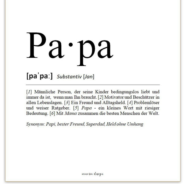 Definition Papa