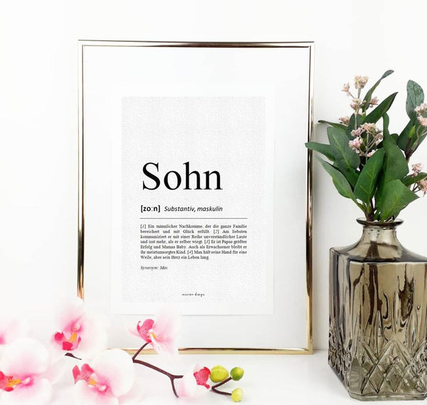 Definition Sohn