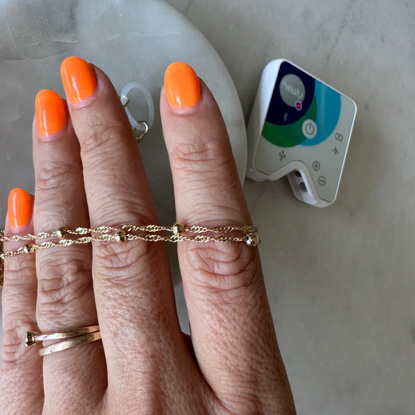 Healy Kette Goldkette gedreht mit Goldkugeln