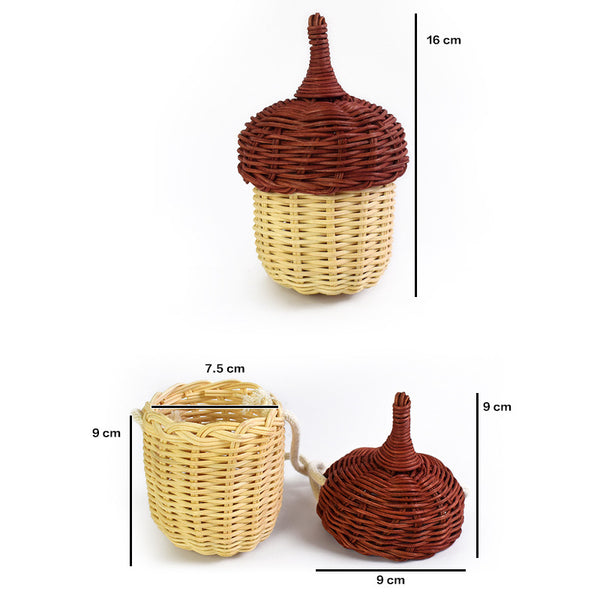 Rattan Eichelkörbchen