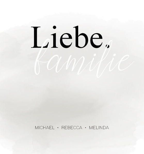 Familie personalisiert