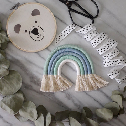 Regenbogen "Babyblau Mint"