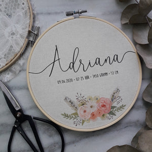 Stickrahmen Blumen Adriana