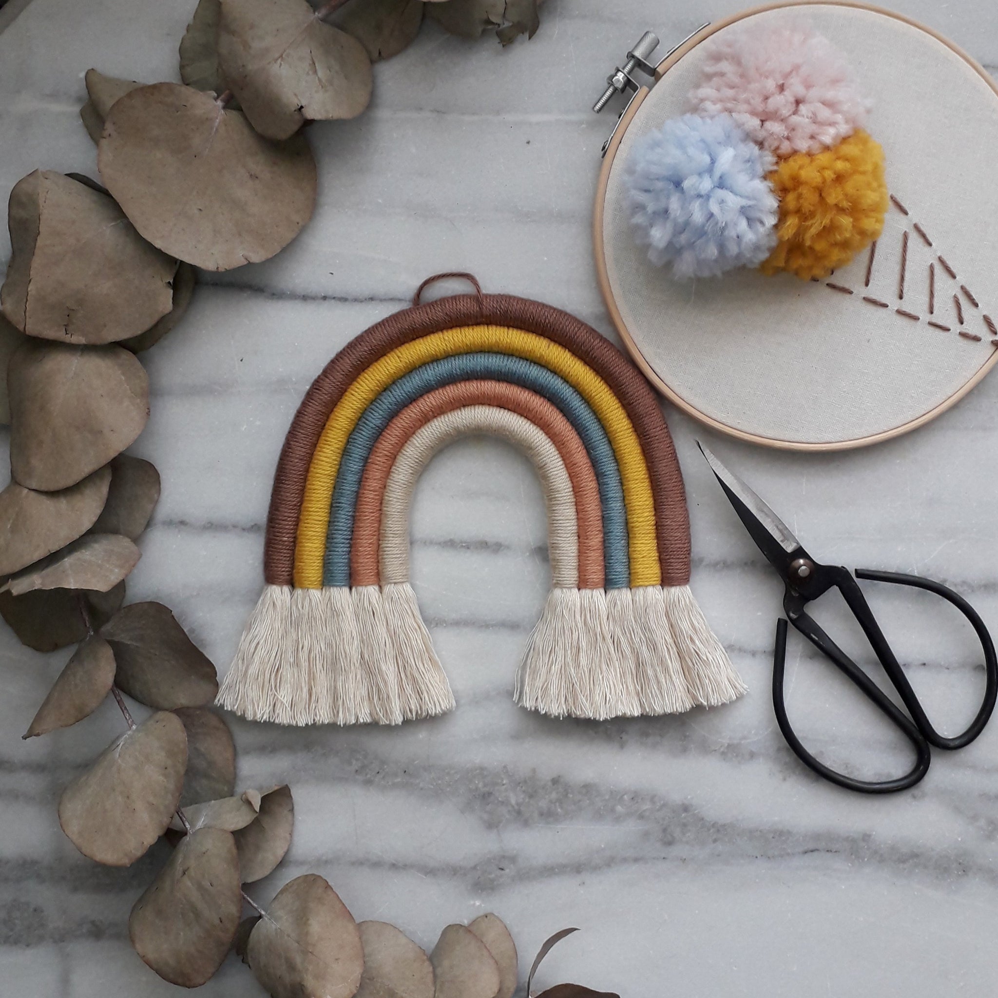 Regenbogen "Hellbraun Sonnengelb"