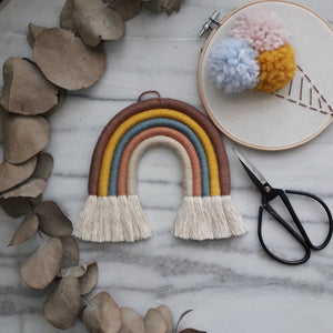 Regenbogen "Hellbraun Sonnengelb"