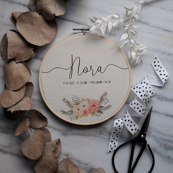 Stickrahmen Blumen Adriana