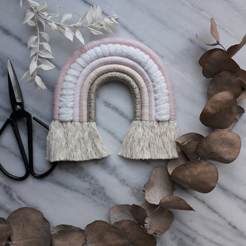 Regenbogen "Babyrosa Kuschel Weiß"