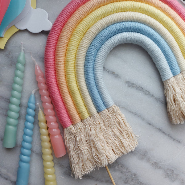 Regenbogen Caketopper "XL"