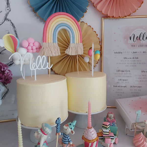 Cake Topper Regenbogen
