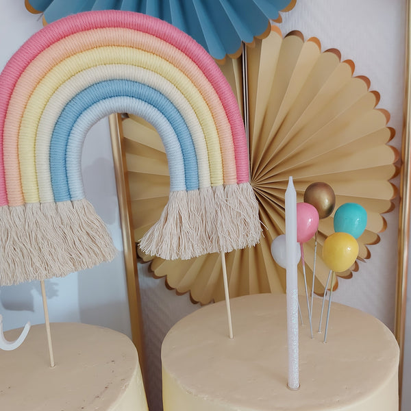 Regenbogen Caketopper "XL"
