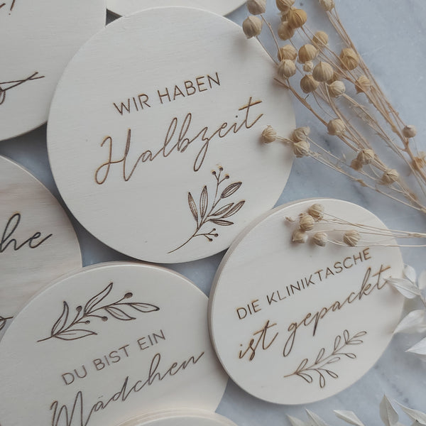 Meilensteine "Liebe im Bauch" Set