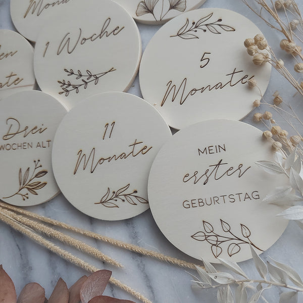 Meilensteine "Mein erstes Jahr!" Basis- und Zusatzset