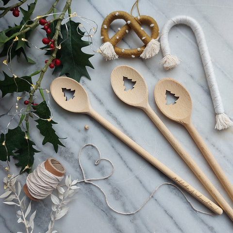 Kochlöffel Weihnachten personalisiert
