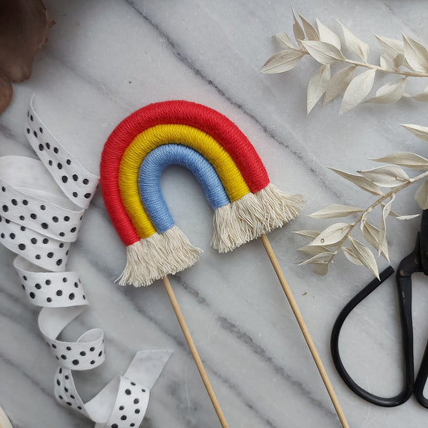 Regenbogen Caketopper "XS"