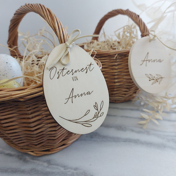 Osterkorb Anna personalisiert