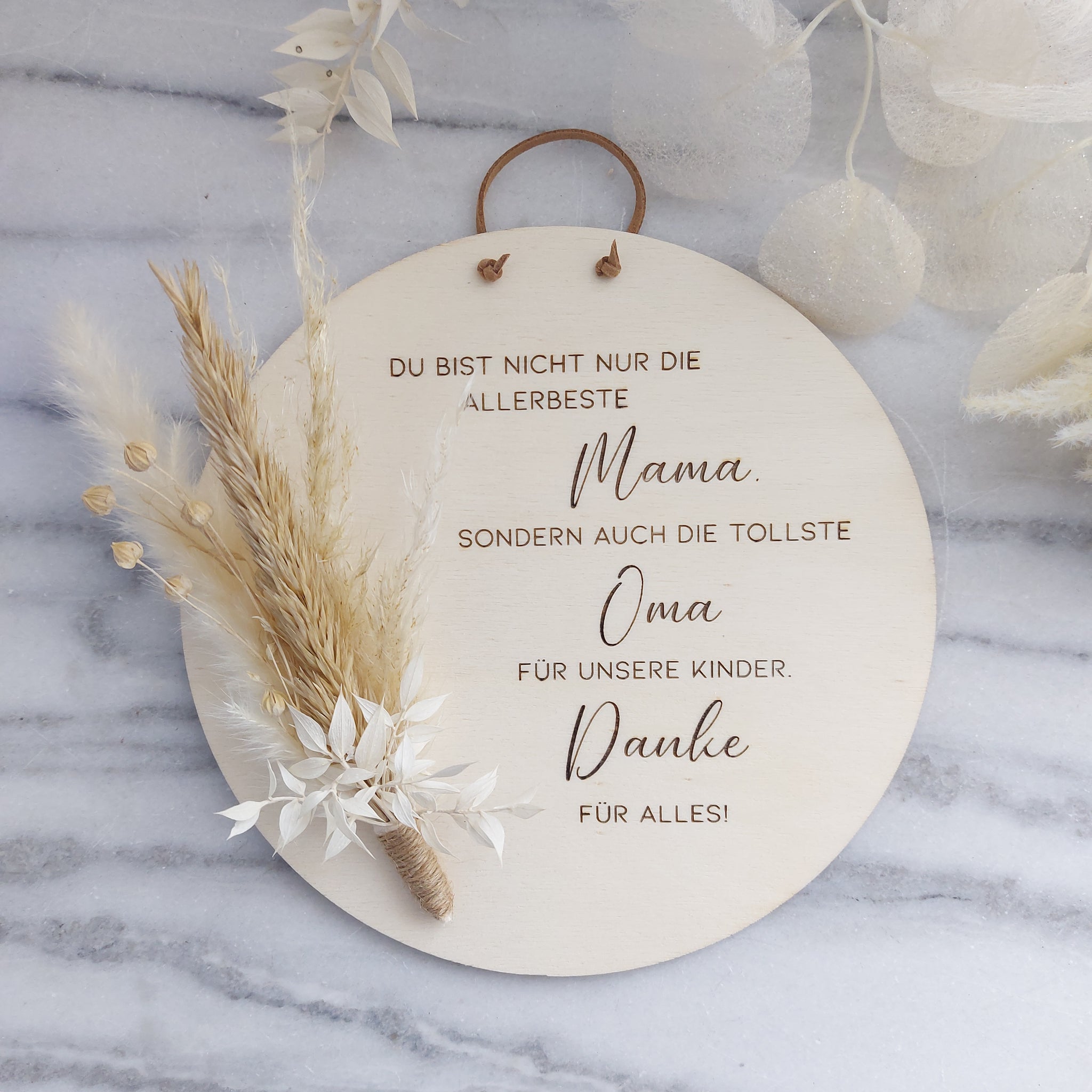 Holzschild "allerbeste Mama/Oma"