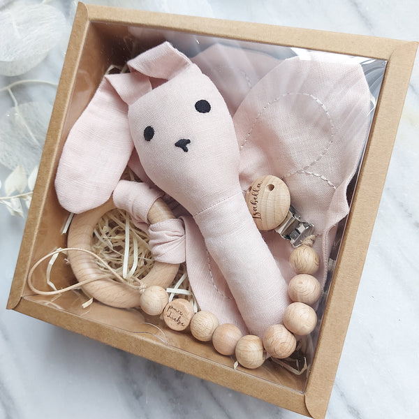 Geschenkset "pure Liebe" Butterfly & Rabbit, in 4 Farben erhältlich