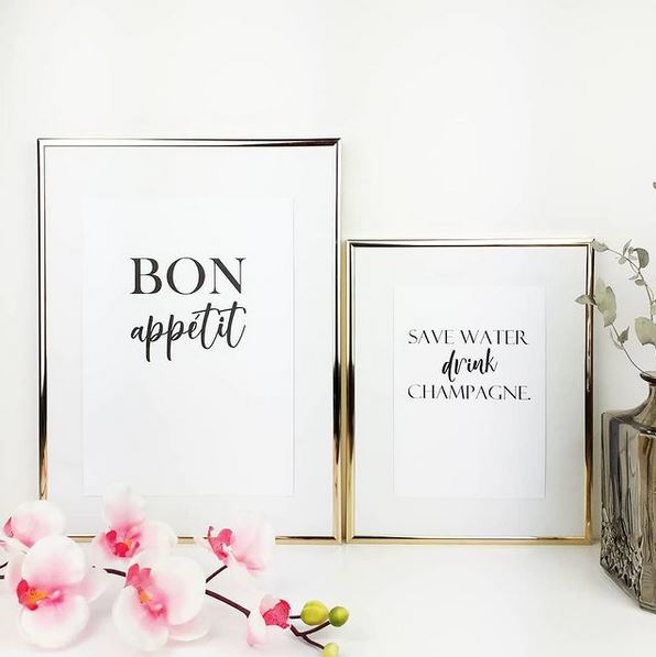 Poster Bon appetit minoria design
