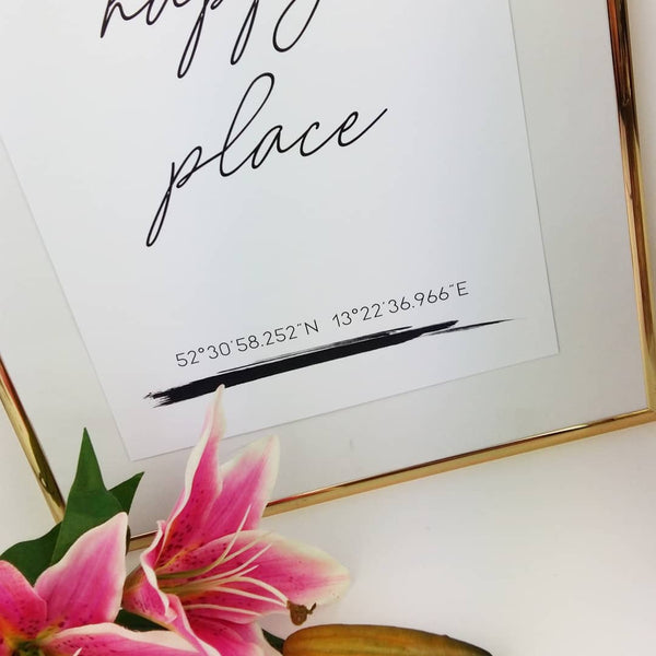 Our happy place personalisiert