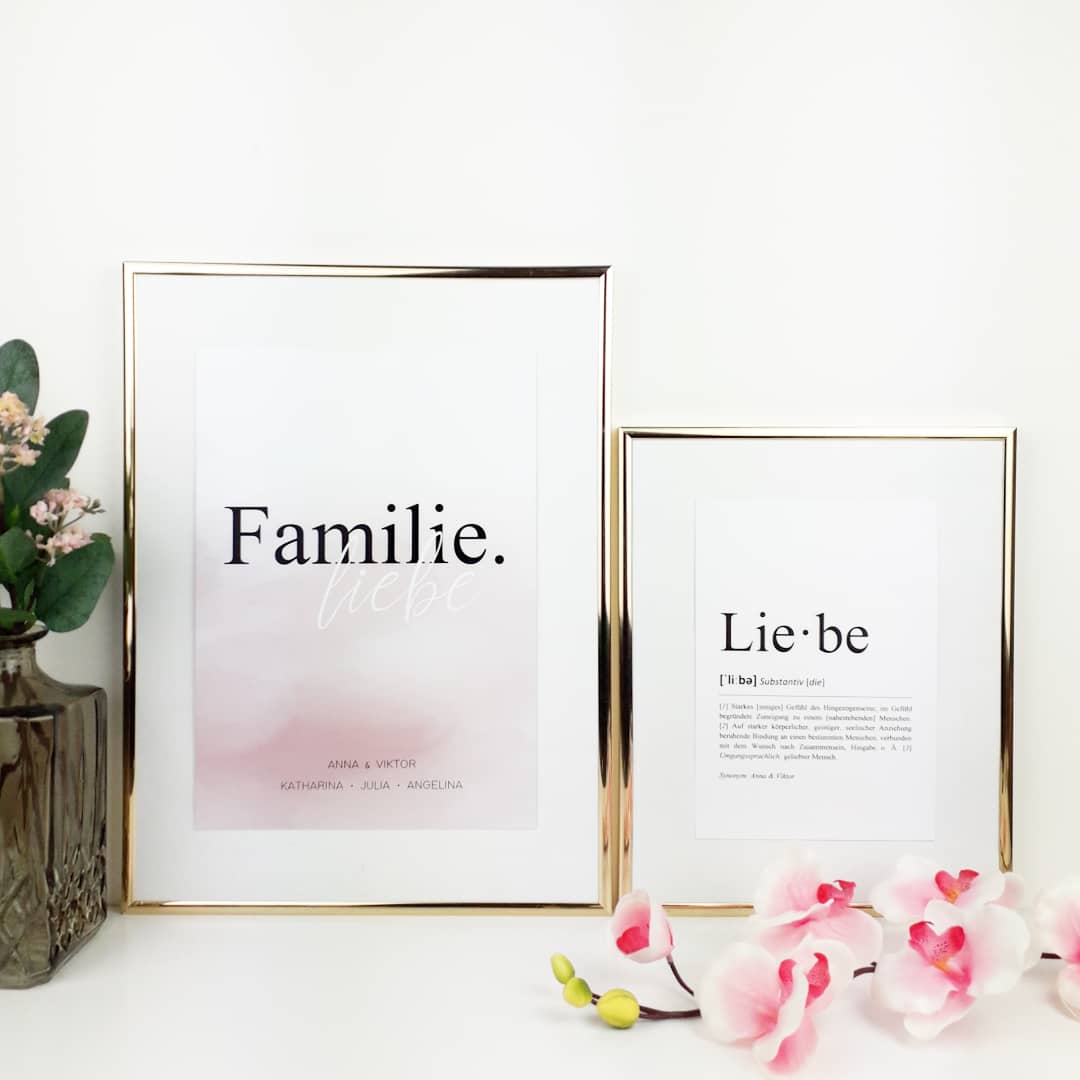 Familie personalisiert