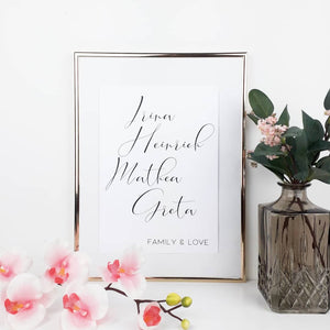 family & love personalisiert