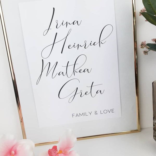 family & love personalisiert