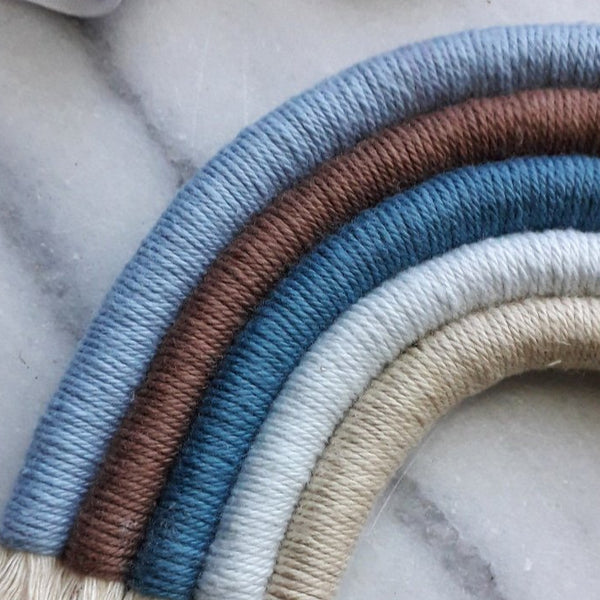 Regenbogen "Babyblau Hellbraun"