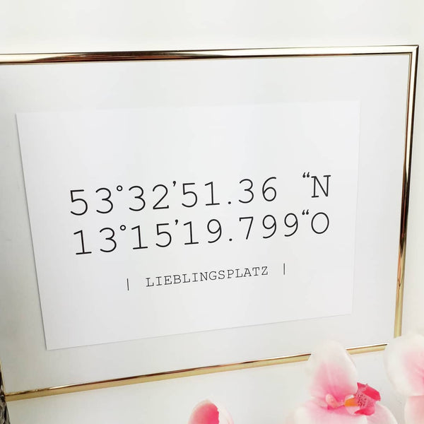 Lieblingsplatz personalisiert