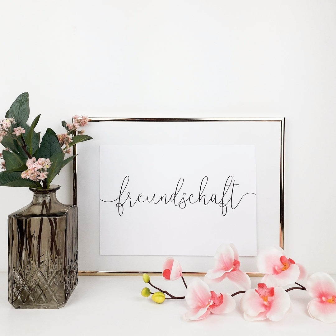 Freundschaft "Lineart"