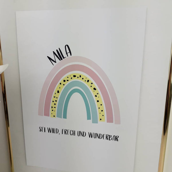 Regenbogen Mila personalisiert
