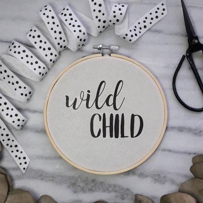 Stickrahmen wild child