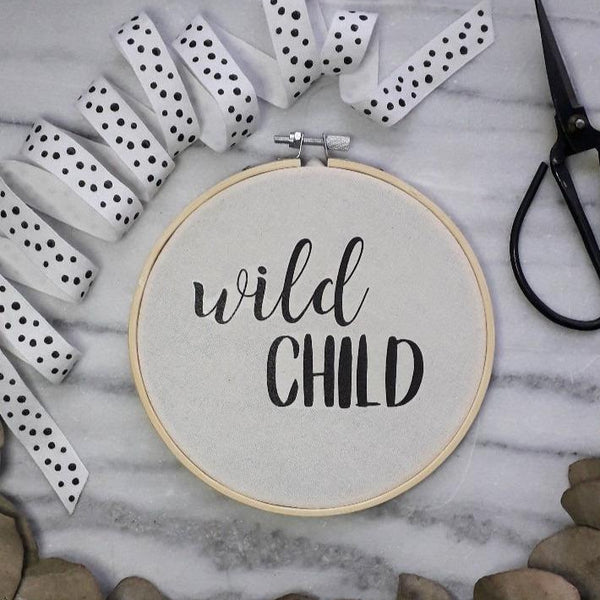 Stickrahmen wild child