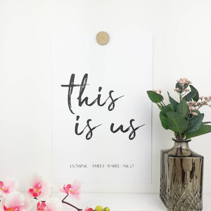 this is us personalisiert