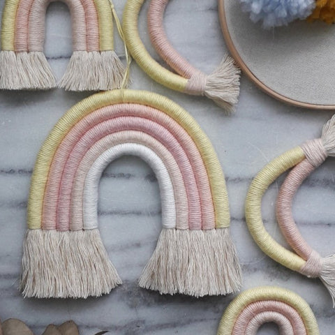 Regenbogen "Pastell Gelb"