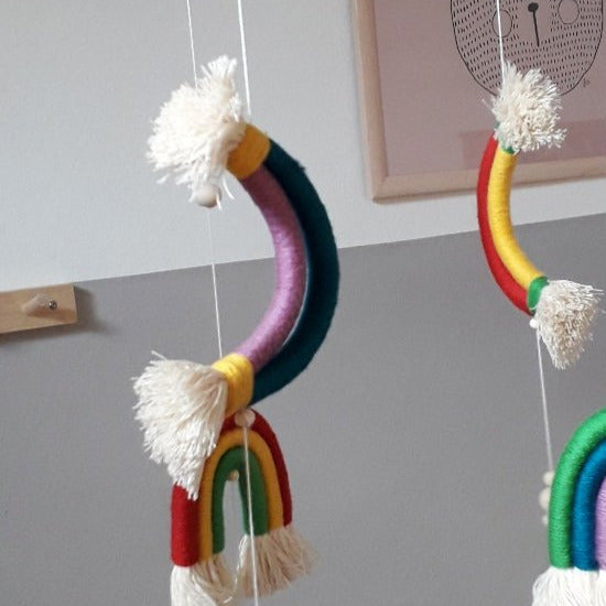 Mobile Regenbogen & Mond