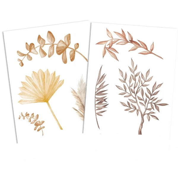Wandsticker Boho Leaves