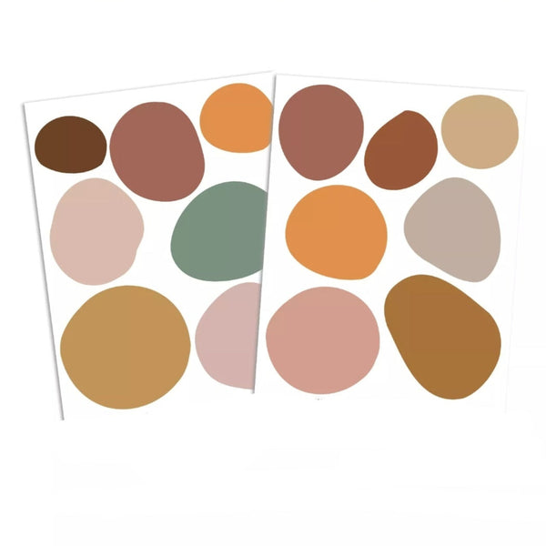 Wandsticker Boho Polka Dots