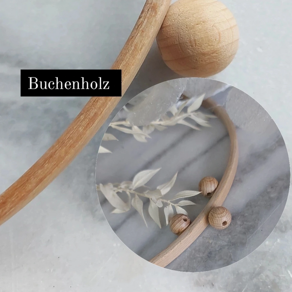 Mobile Regenbogen in Nude, Gold & Beige