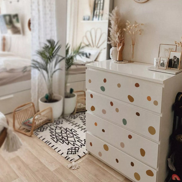 Wandsticker Boho Polka Dots